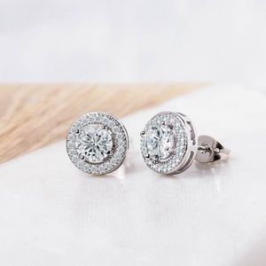 Earrings with Swarovski Crystals with case